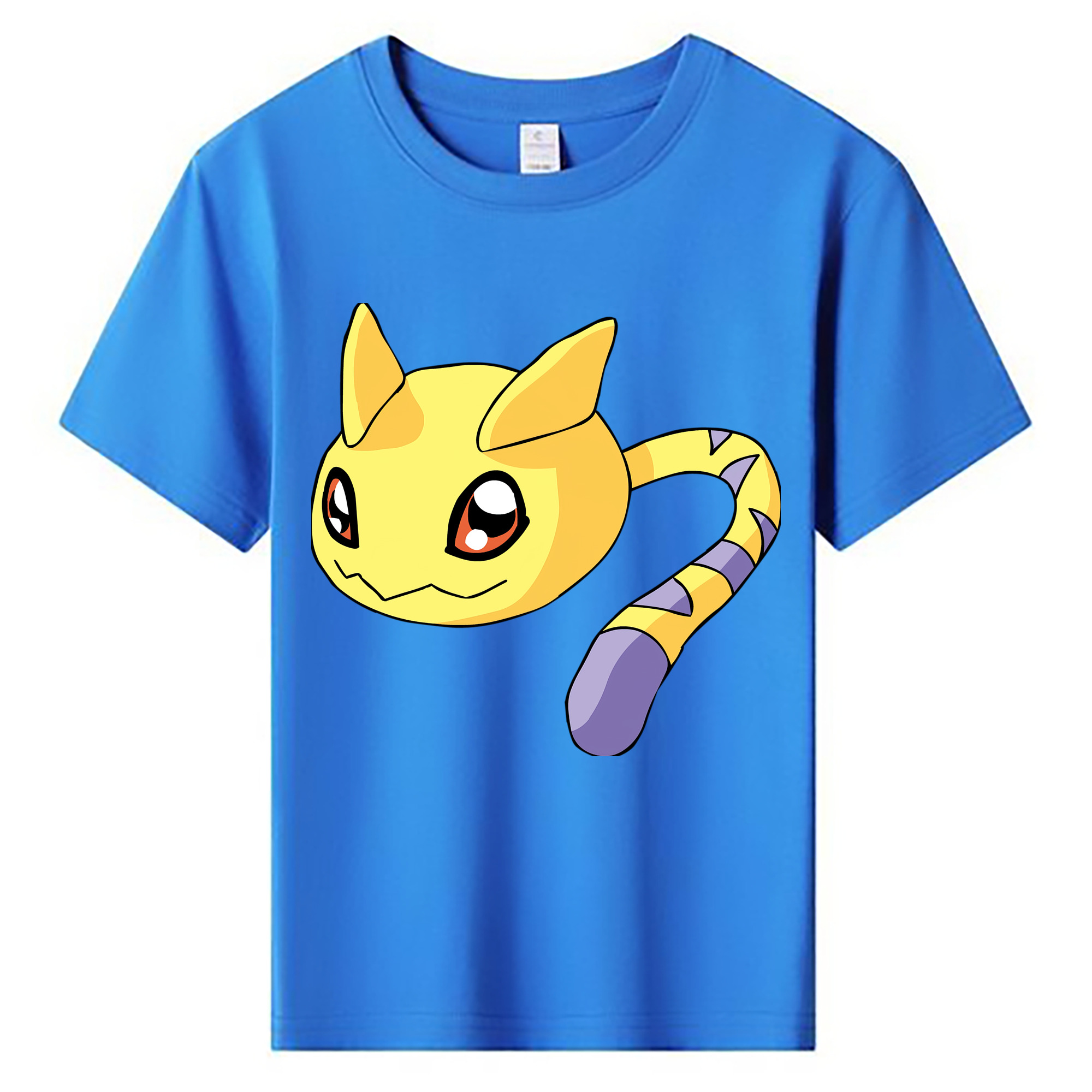 （画像用） Digimon デジタルモンスター/デジモン 綿100％キッズTシャツ（フロントプリント）